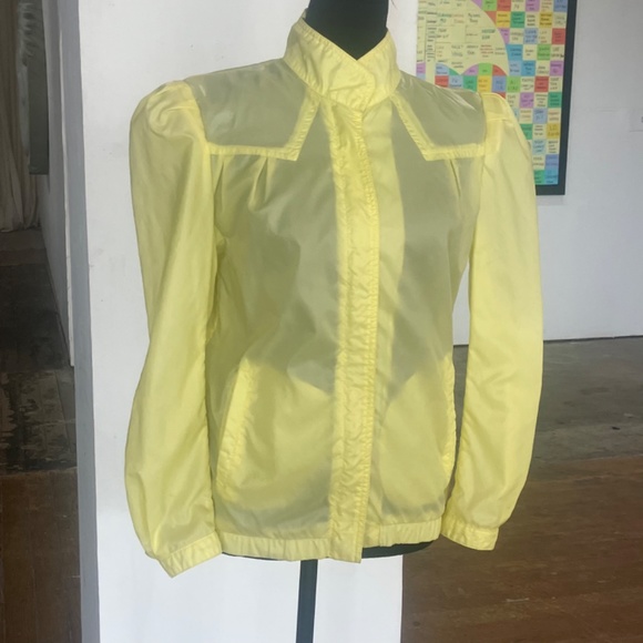 Vintage yellow nylon jacket - Picture 3 of 16
